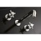Kingston Brass Roman Tub Faucet, Polished Nickel, Wall Mount KS8026DX - alternate 2